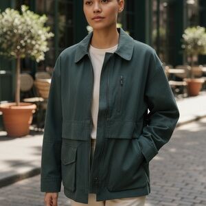 Lululemon Glyde 2 in 1 Adaptable Jacket, Forest, Size Small